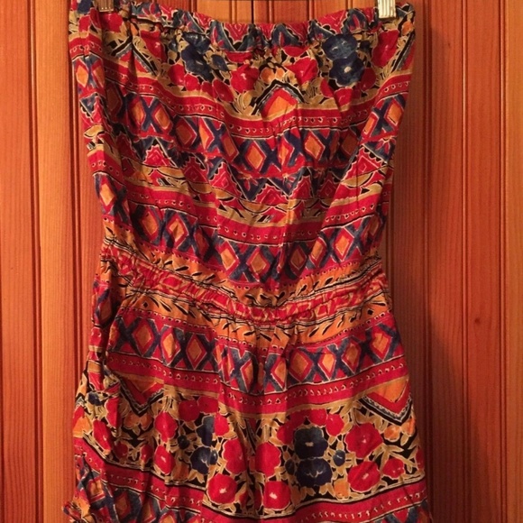 Angie Strapless Romper - Junior Medium - Picture 2 of 4